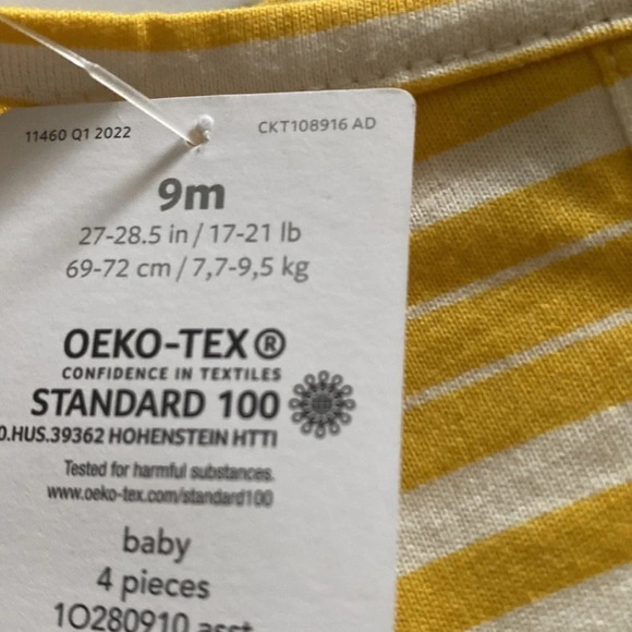 NWT Carter’s 9 month girls, four piece Spring floral sets - Picture 8 of 8